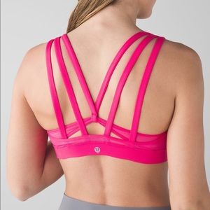 Lululemon Energy Bra Exhale, size 10, Boom Juice